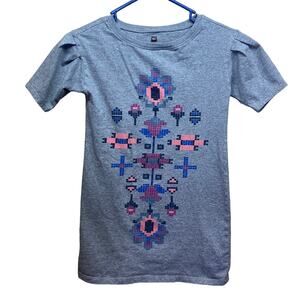 Tea Collection Aztec Print Girls Top Size 7